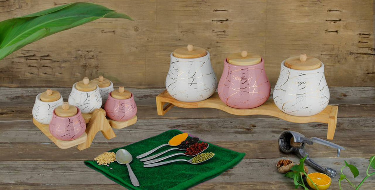 سرویس پاسماوری و ادویه(مودنا ماربل طرح طلا)