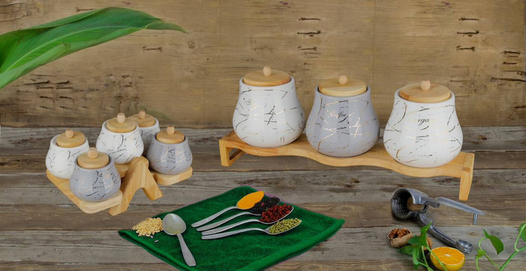 سرویس پاسماوری و ادویه(مودنا ماربل طرح طلا)